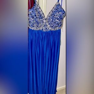 MY MICHELLE Size 13 Formal Gown, Rhinestones Sequin, Pageants